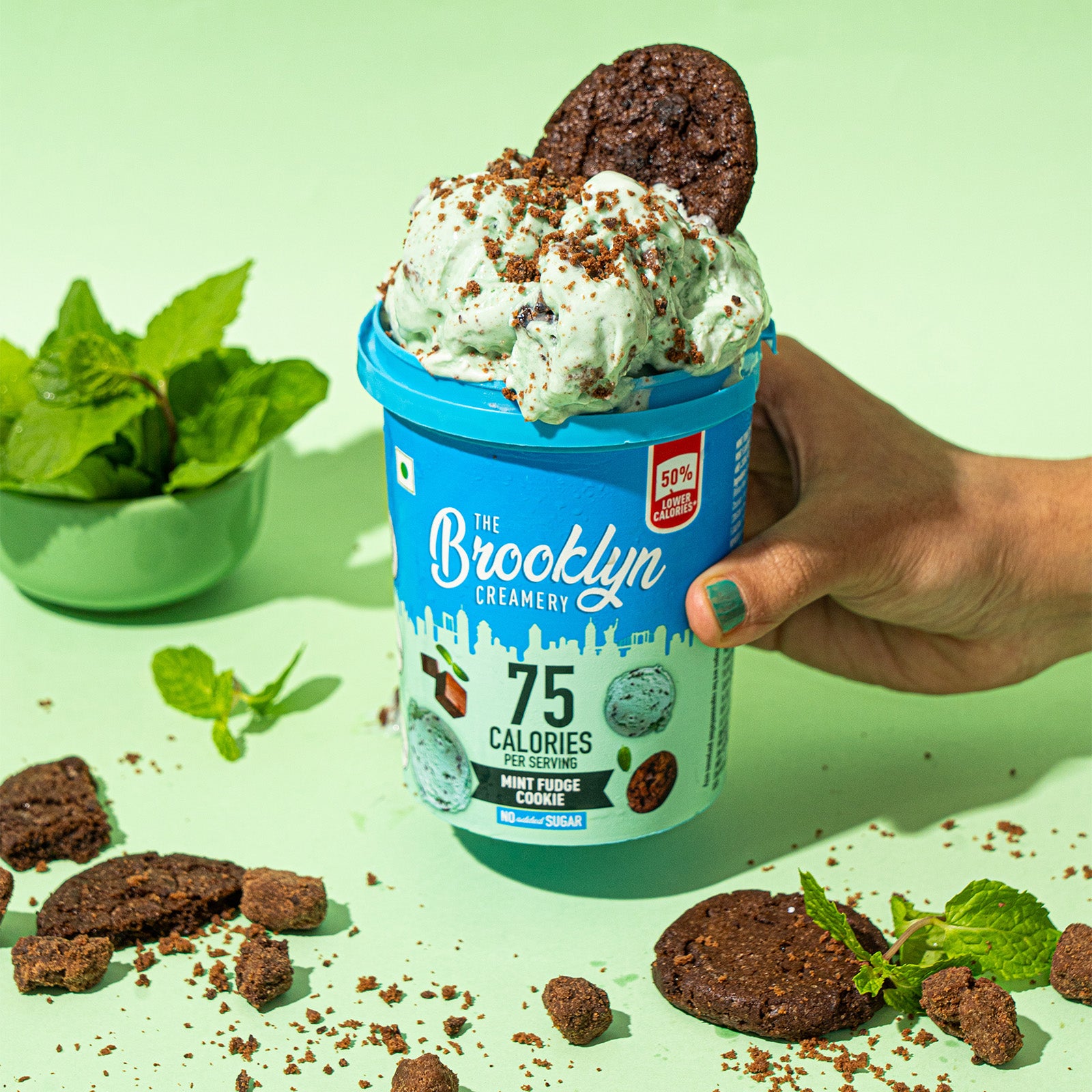 Mint Fudge Cookie Tub