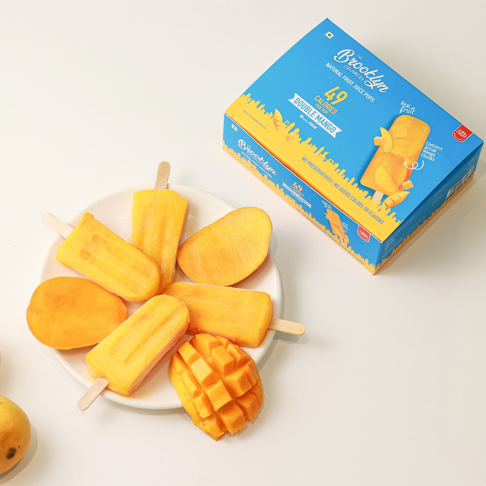 Mango Juice Mango Fruit Stick (Popsicle)