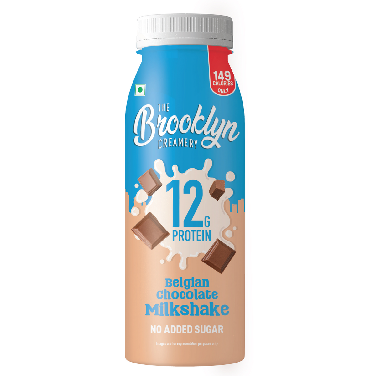 Belgian Chocolate Milkshake - (No added sugar, 12g protein)